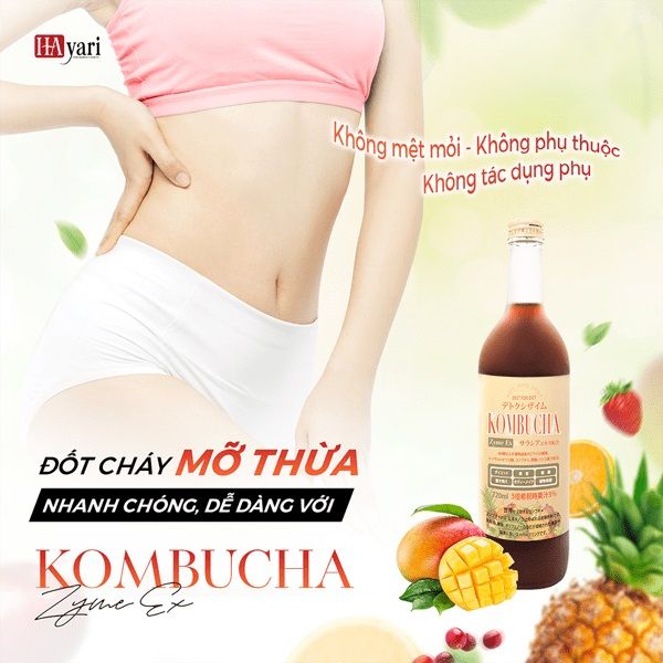 Khám phá lợi ích và công dụng của Nước uống thải độc tố Hayari Kombucha Zyme Ex