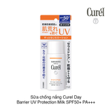 Sữa chống nắng Curel Day Barrier UV Protection Milk SPF50 60ml (chai)