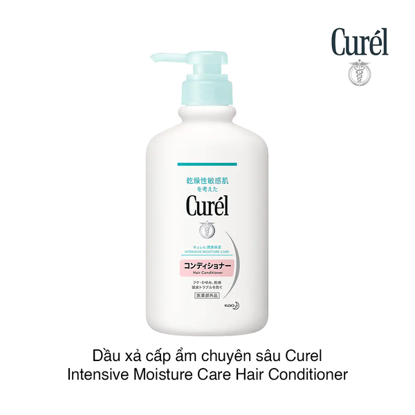 Dầu xả cấp ẩm chuyên sâu Curel Intensive Moisture Care Hair Conditioner 420ml (chai)