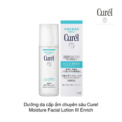 Dưỡng da cấp ẩm chuyên sâu III Curel Intensive Moisture Care Moisture Facial Lotion Enrich 150ml (Hộp)