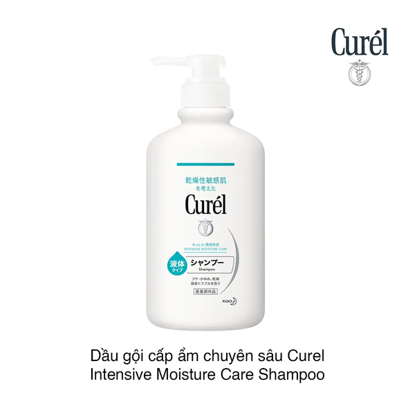 Dầu gội cấp ẩm chuyên sâu Curel Intensive Moisture Care Shampoo 420ml (chai)