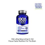 Viên uống tăng cường trí nhớ Focus Factor Nutrition For The Brain 180 viên