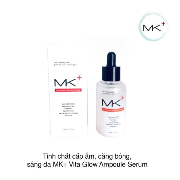 Tinh chất cấp ẩm, căng bóng, sáng da MK+ Vita Glow Ampoule Serum 45ml