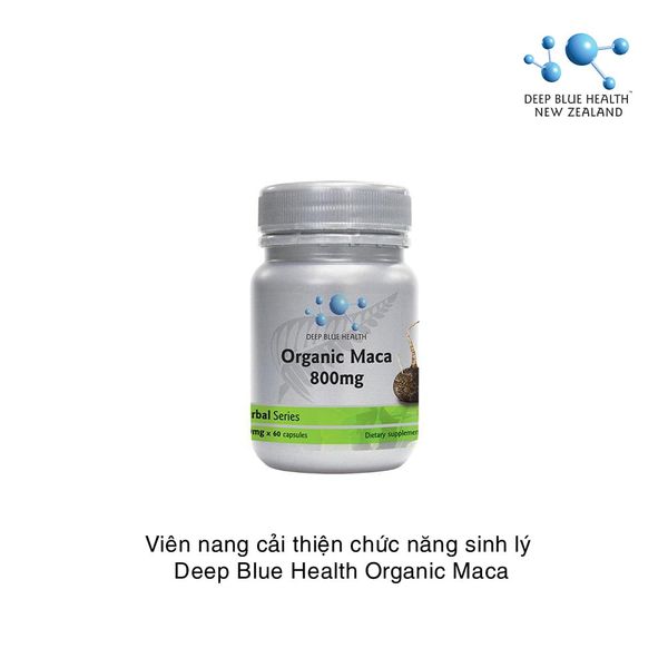 Viên nang cân bằng hoóc-môn, cải thiện chức năng sinh lý Deep Blue Health Organic Maca