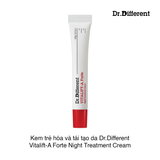 Kem trẻ hóa và tái tạo da Dr.Different Vitalift-A Forte Night Treatment Cream 20g (Hộp)