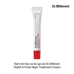 Kem trẻ hóa và tái tạo da Dr.Different Vitalift-A Forte Night Treatment Cream 20g (Hộp)