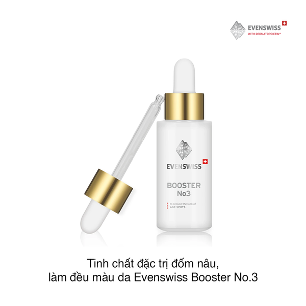 Tinh chất đặc trị đốm nâu, làm đều màu da Evenswiss Booster No.3