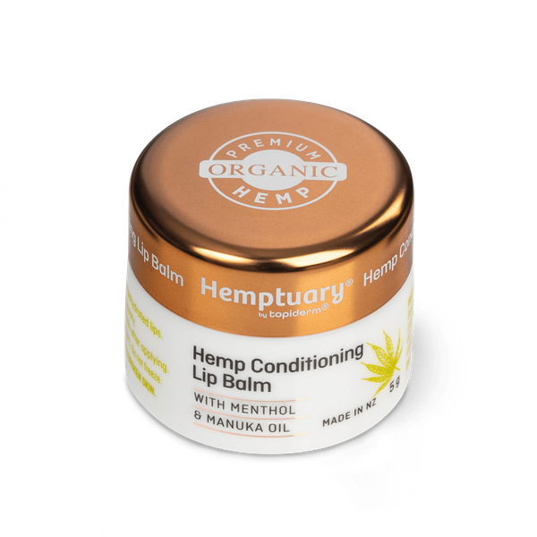 Son dưỡng hữu cơ giảm chàm môi, nứt nẻ môi Hemptuary Hemp Conditioning Lip Balm 5g (Hộp)