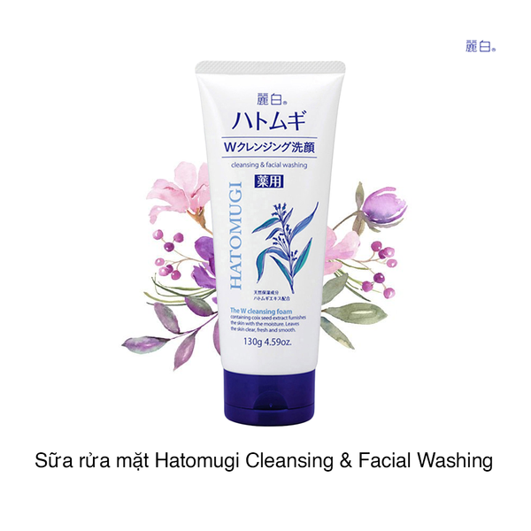 Sữa rửa mặt Hatomugi Cleansing and Facial Washing