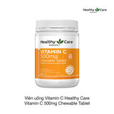 Viên uống Vitamin C Healthy Care Vitamin C 500mg Chewable Tablet