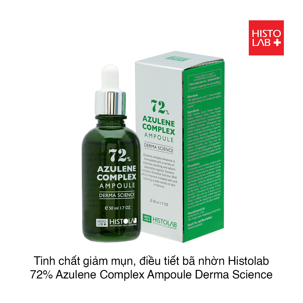 Tinh chất trị mụn Histolab 72% Azulene Complex Ampoule Derma Science 5 – CHỢ TÌNH CỦA BOO | MỸ PHẨM VÀ LÀM ĐẸP