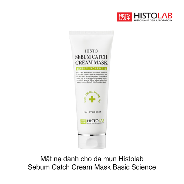 Mặt nạ dành cho da mụn Histolab Sebum Catch Cream Mask Basic Science 250g (Tuýp)