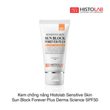 Kem chống nắng cho da nhạy cảm Histolab Sensitive Skin Sun Block Forever Plus Derma Science SPF50 50g