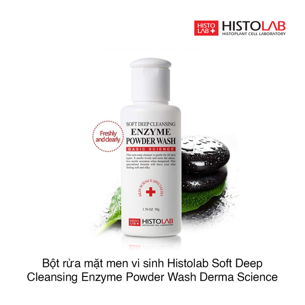 Bột rửa mặt Histolab Soft Deep Cleansing Enzyme Powder Wash Derma Science 50g