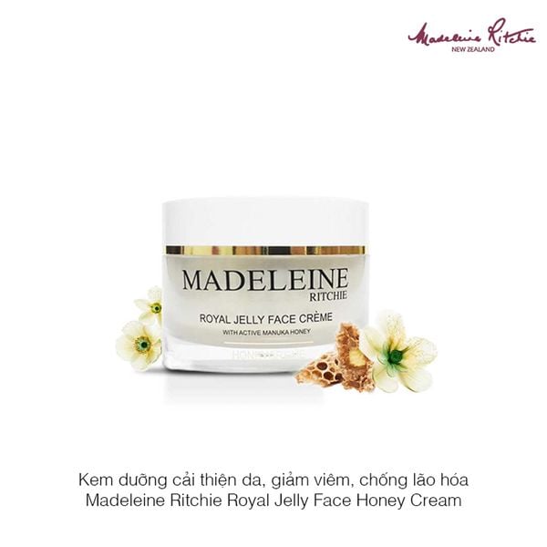 Kem dưỡng cải thiện da, giảm viêm, chống lão hóa Madeleine Ritchie Royal Jelly Face Honey Cream