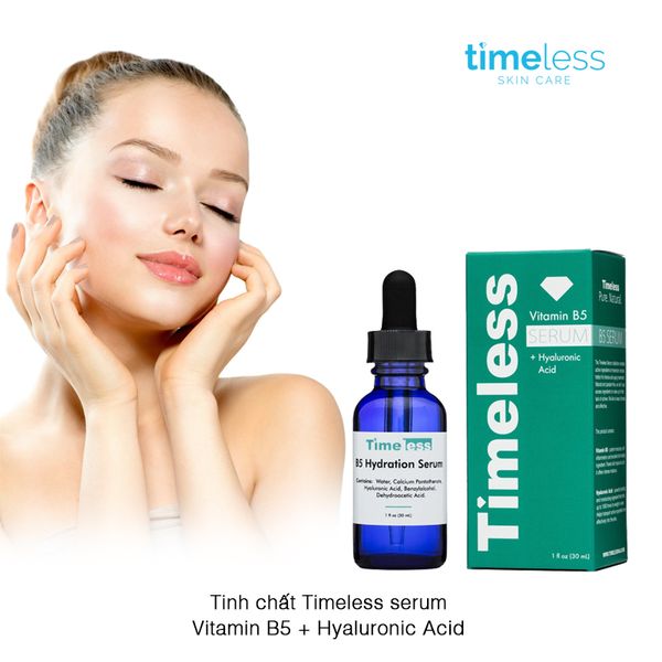 Tinh chất dưỡng ẩm phục hồi da Timeless Vitamin B5 - Hyaluronic Acid