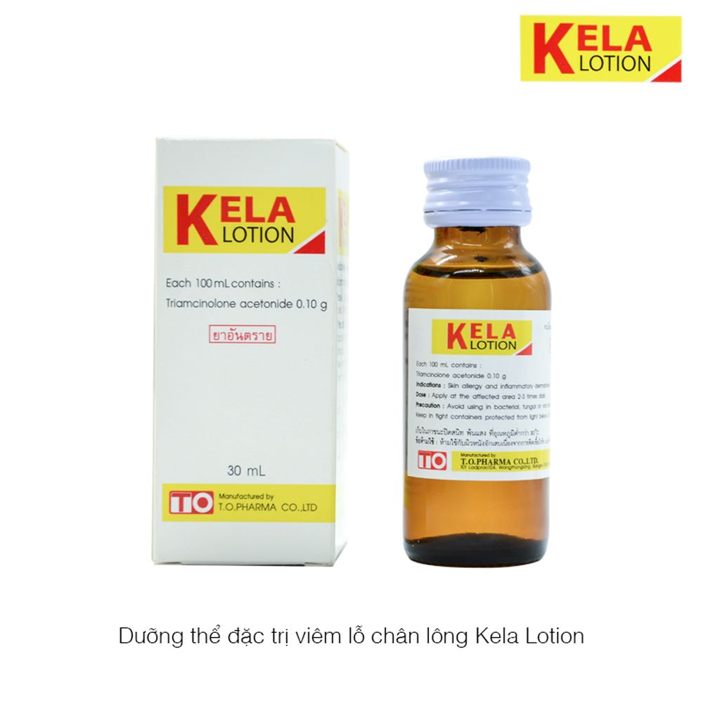 Dưỡng thể đặc trị viêm lỗ chân lông Kela Lotion 30ml – Chợ Tình Của Boo