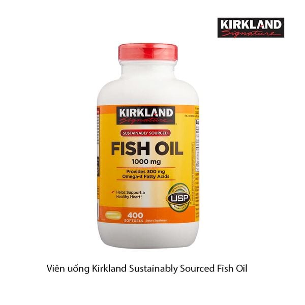 Viên uống dầu cá Kirkland Fish oil 1000mg