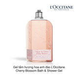 Gel tắm hương hoa anh đào L'Occitane Cherry Blossom Bath & Shower Gel