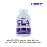 Viên uống kiểm soát cân nặng, giảm mỡ tổng thể Zerofat CLA Conjugated Linoleic Acid 1600mg (60 viên) (Hộp)