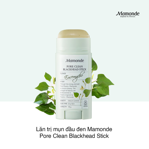 Lăn trị mụn đầu đen Mamonde Pore Clean Blackhead Stick