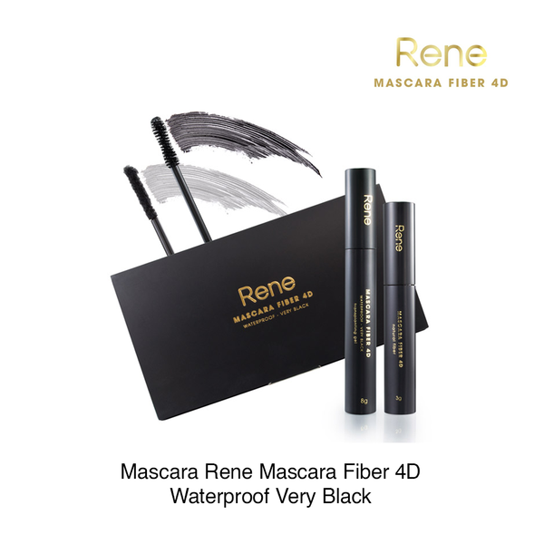 Mascara Rene Mascara Fiber 4D Waterproof Very Black