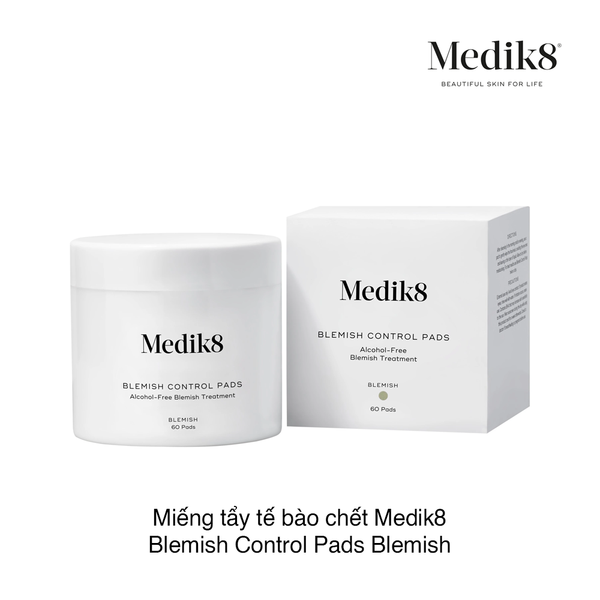 Miếng tẩy tế bào Medik8 Blemish Control Pads Blemish (60 miếng)