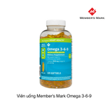 Viên uống Member's Mark Omega 3-6-9