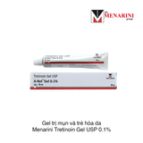 Gel tái tạo trẻ hóa, hỗ trợ điều trị các vấn đề da Menarini Tretinoin Gel USP 0.1% w/w
