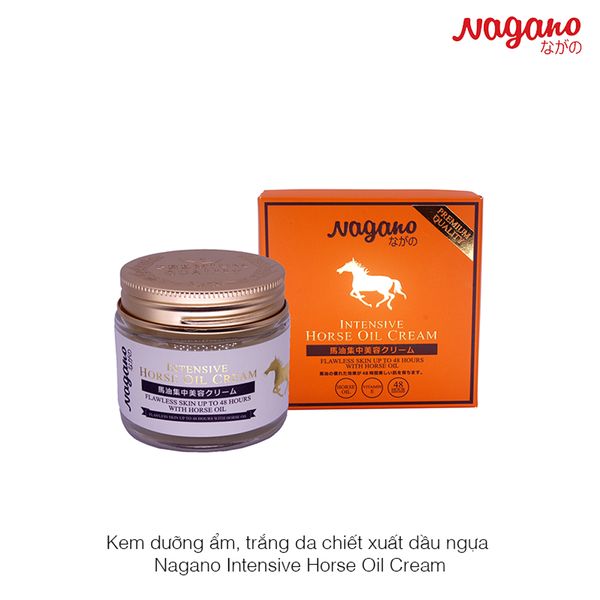 Kem dưỡng ẩm, trắng da chiết xuất dầu ngựa Nagano Intensive Horse Oil Cream