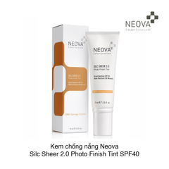 Kem chống nắng Neova Silc Sheer 2.0 Photo Finish Tint SPF40
