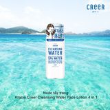 Nước tẩy trang Kracie Creer Cleansing Water Face Lotion 4 in 1