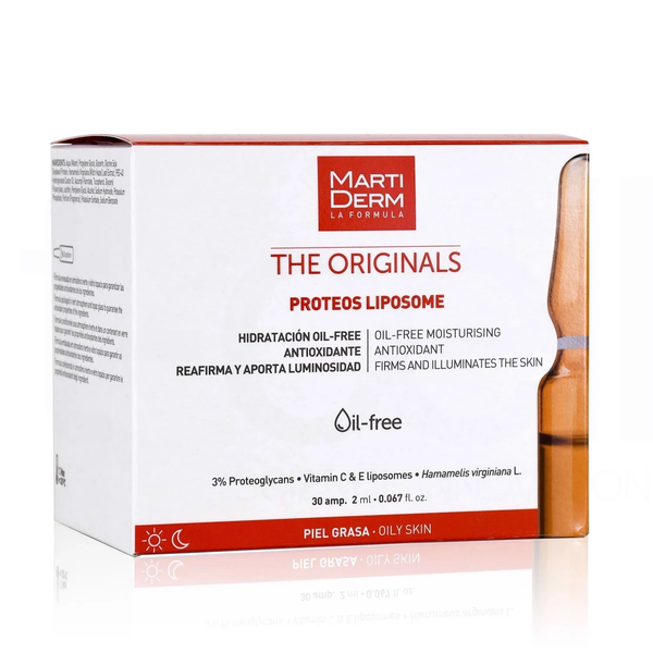 Tinh chất chống oxy hóa, phục hồi và điều tiết bã nhờn MartiDerm The Originals Proteos Liposome