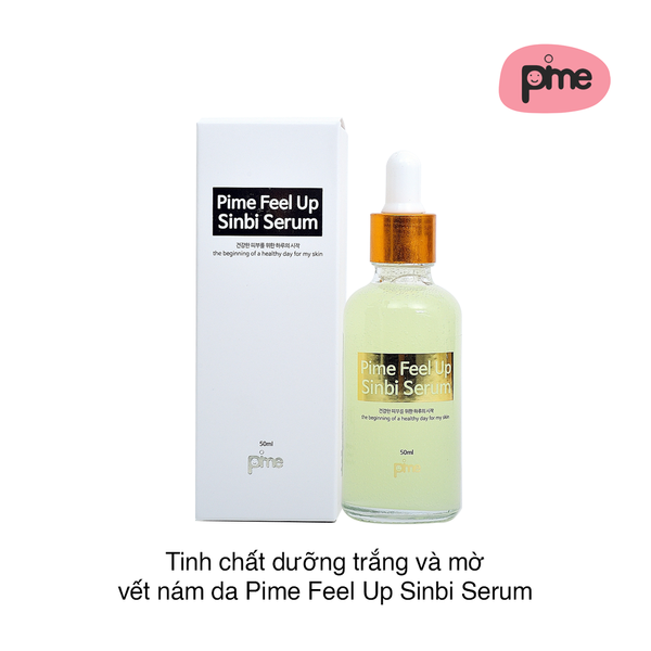 Tinh chất dưỡng trắng và mờ vết nám da Pime Feel Up Sinbi Serum