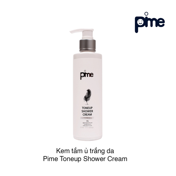 Kem tắm ủ trắng da Pime Toneup Shower Cream 200g (Hộp)