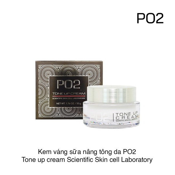 KEM VÁNG SỮA NÂNG TÔNG DA PO2 TONE UP CREAM SCIENTIFIC SKIN CELL LABORATORY