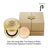 KEM TRANG ĐIỂM THE HISTORY OF WHOO CHEONYULDAN SIGNATURE CUSHION FOUDATION SPF35/PA++