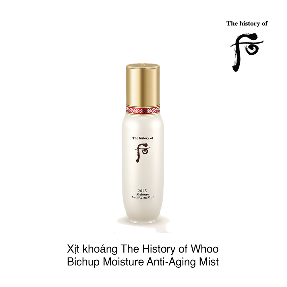 Xá»t Khoang The History Of Whoo Bichup Moisture Anti Aging Mist Chá»£ Tinh Cá»§a Boo Má»¹ Pháº©m Va Lam Äáº¹p