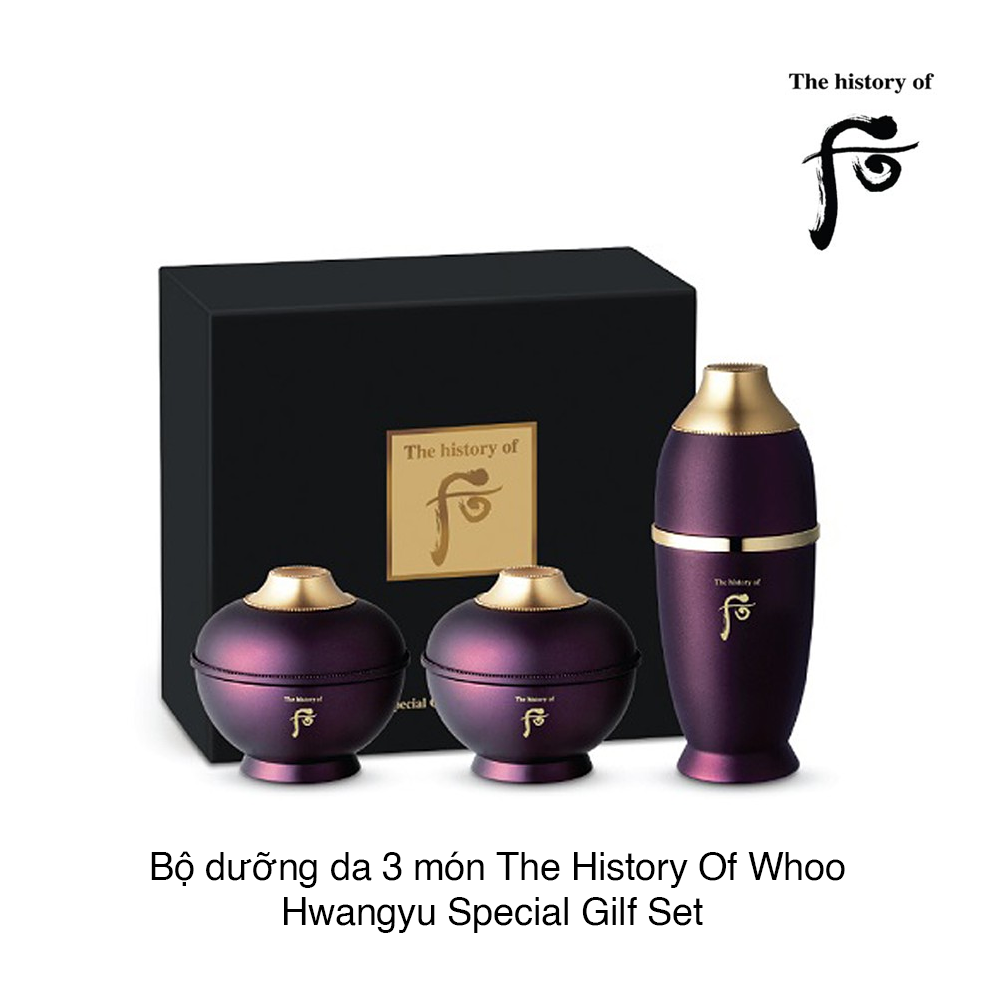Bộ dưỡng da 3 món The History Of Whoo Hwangyu Special Gilf Set