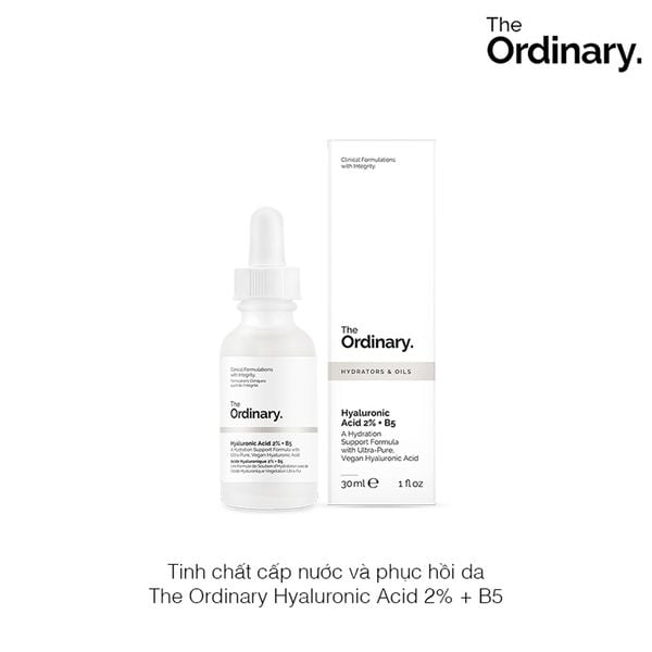 Tinh chất cấp nước và phục hồi da The Ordinary Hyaluronic Acid 2% + B5