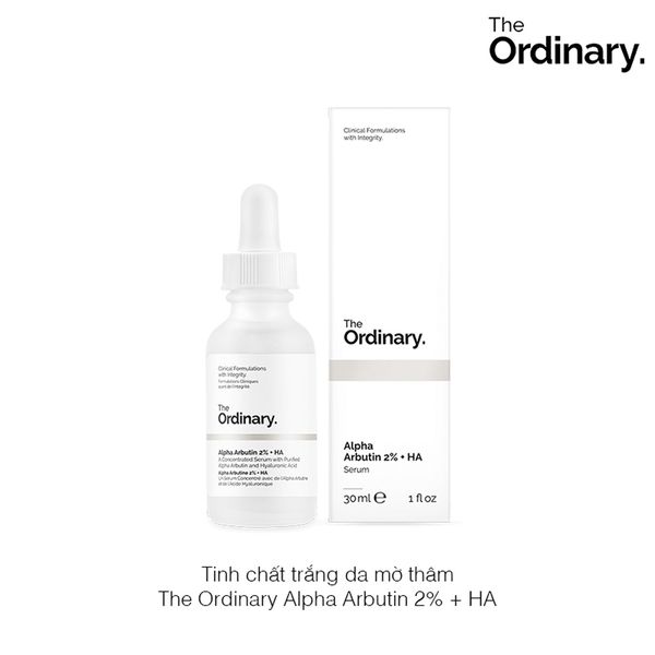 Tinh chất dưỡng trắng da giảm thâm The Ordinary Alpha Arbutin 2% + HA
