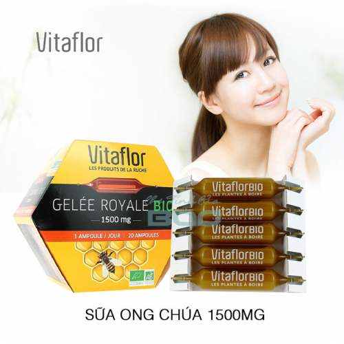 Sữa ong chúa Vitaflor Gelée Royale Bio 1500mg