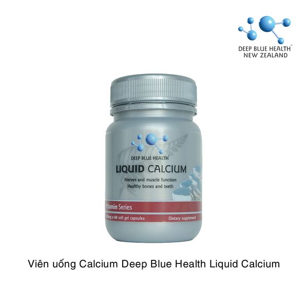 Viên uống bổ sung canxi Calcium Deep Blue Health Liquid Calcium