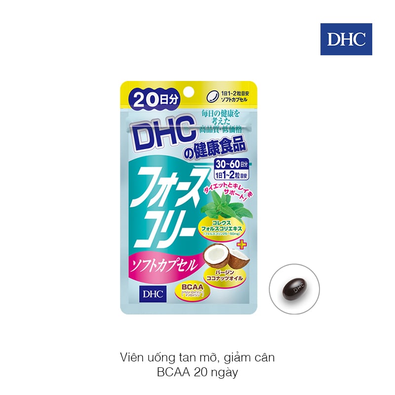 Kết quả hình ảnh cho viên uống dầu dừa dhc