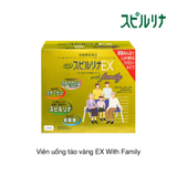 Viên uống tảo xoắn Spirulina EX With Family (hộp vàng)