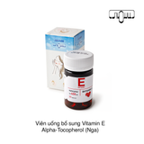 Viên uống bổ sung Vitamin E Alpha-Tocopherol (Nga)