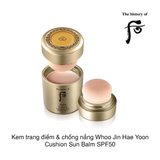 Kem trang điểm & chống nắng Whoo Jin Hae Yoon Cushion Sun Balm SPF50