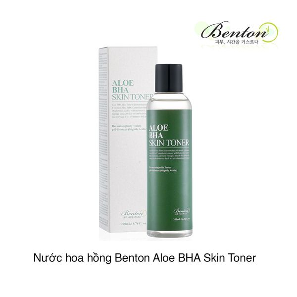 Nước hoa hồng Benton Aloe BHA Skin Toner 200ml