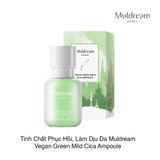 Tinh chất phục hồi, làm dịu da Muldream Vegan Green Mild Cica Ampoule 55ml