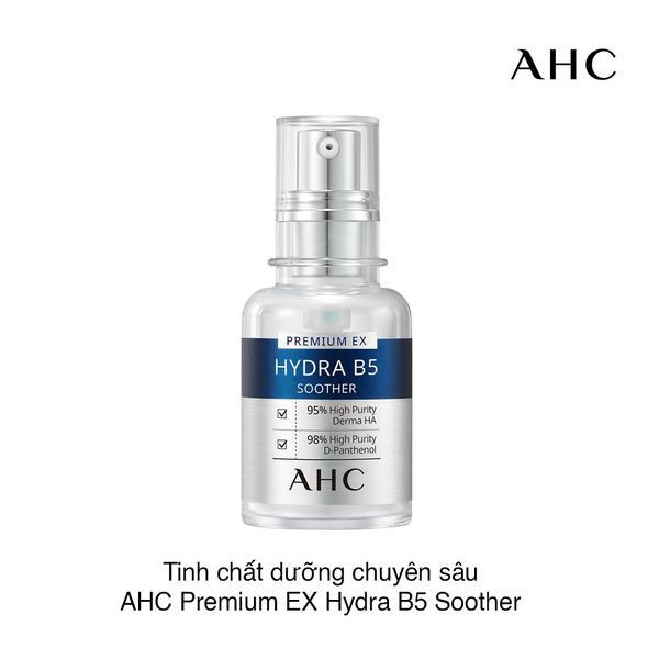 Tinh chất dưỡng chuyên sâu AHC Premium EX Hydra B5 Soother 30ml